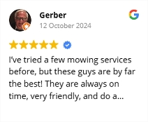 Melbourne Mowing Reviews